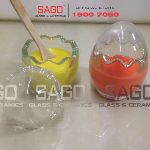  Trứng Thủy Tinh Cao cấp  | Tùy Chọn Dung Tích 
