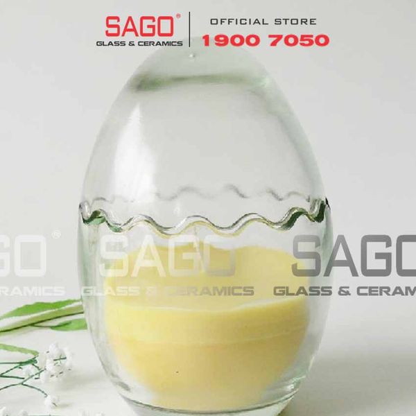  Trứng Thủy Tinh Cao cấp  | Tùy Chọn Dung Tích 