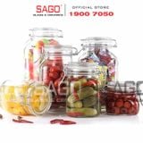  Hũ Thủy Tinh Bormioli Italia Fido Nắp Gài Cao cấp | Tùy Chọn Dung Tích 