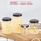  Hũ Thủy Tinh Đựng Yến Nắp Thiết Cao Cấp | Tùy Chọn Dung Tích 
