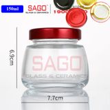  Hũ Thủy Tinh Sen Béo Đựng Yến Nắp Thiết  | Tùy Chọn Dung Tích 