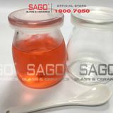  Hũ Thủy Tinh Pudding 200ml Nắp nhựa | Thủy Tinh Cao Cấp 