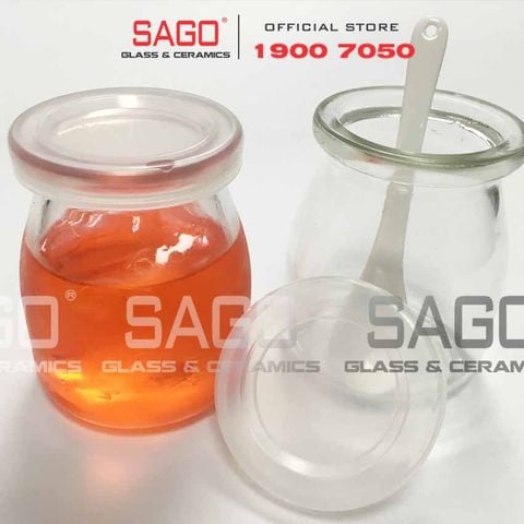  Hũ Thủy Tinh Pudding 200ml Nắp nhựa | Thủy Tinh Cao Cấp 