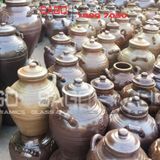  Chum Sành Ngâm Rượu Đông Triều 70 Lít | Chum Sành Hạ Thổ Không Tráng Men 