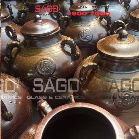  Chum Sành Ngâm Rượu Đông Triều 150 Lít | Chum Sành Hạ Thổ Không Tráng Men 
