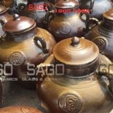  Chum Sành Ngâm Rượu Đông Triều 150 Lít | Chum Sành Hạ Thổ Không Tráng Men 