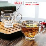  DELI DSZB231 - Ly Thủy Tinh Deli Mug Tea 180ml | Thủy Tinh Cao Cấp 
