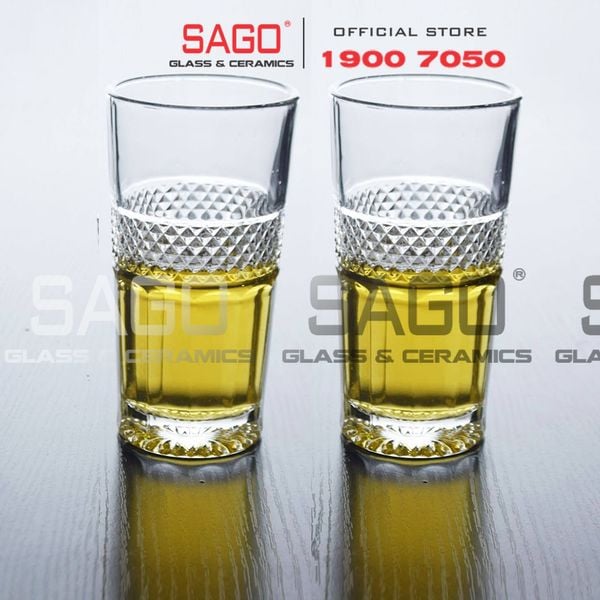  HONGLI 0611 - Ly Thủy Tinh Hongli Radiant Beverage Glass 325ml | Thủy Tinh Cao Cấp 
