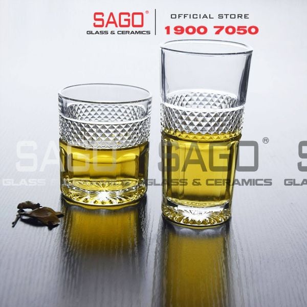  HONGLI 0611 - Ly Thủy Tinh Hongli Radiant Beverage Glass 325ml | Thủy Tinh Cao Cấp 