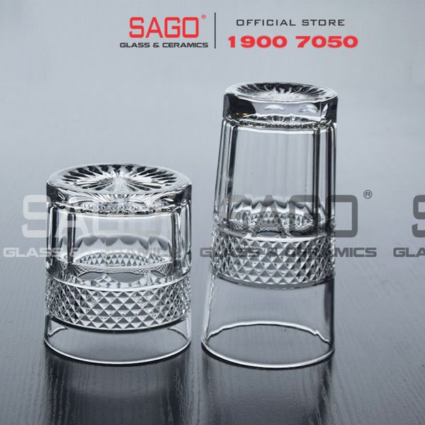  HONGLI 0611 - Ly Thủy Tinh Hongli Radiant Beverage Glass 325ml | Thủy Tinh Cao Cấp 