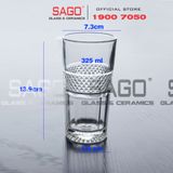  HONGLI 0611 - Ly Thủy Tinh Hongli Radiant Beverage Glass 325ml | Thủy Tinh Cao Cấp 