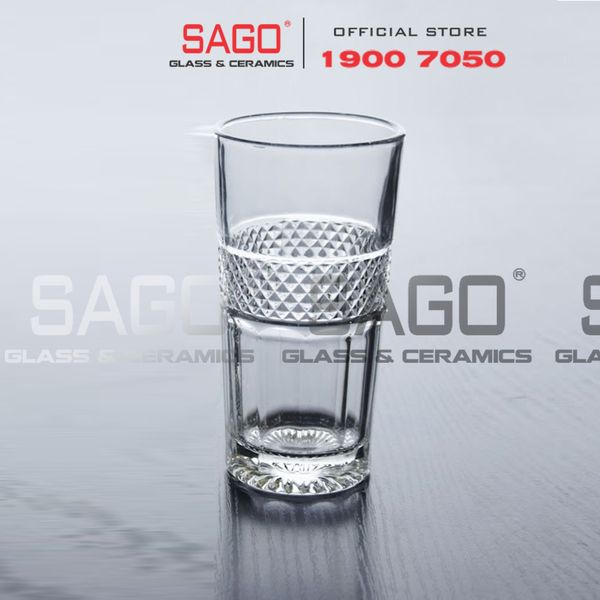  HONGLI 0611 - Ly Thủy Tinh Hongli Radiant Beverage Glass 325ml | Thủy Tinh Cao Cấp 
