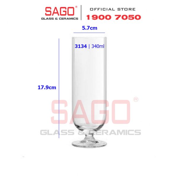  LIBBEY 753134 - Ly thủy tinh Libbey Levitas Hi Ball 340ml | Nhập Khẩu E.U 