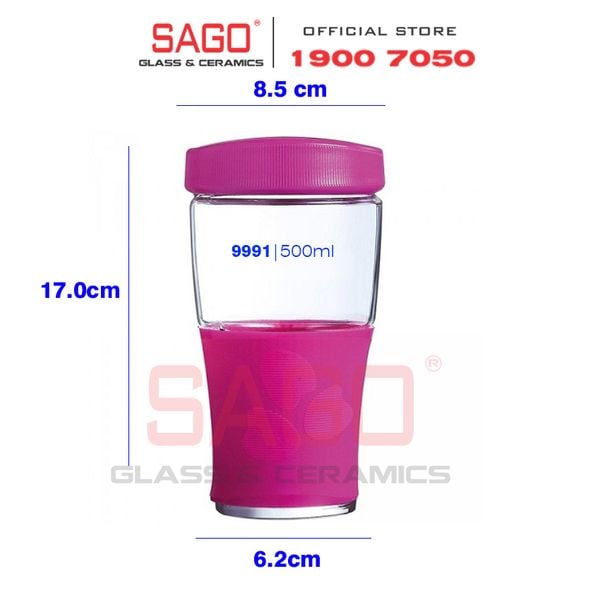  Luminarc J9991 - Ly Thủy Tinh Giữ Nhiệt Luminarc Transportable 500ml | Thủy Tinh Cao Cấp 