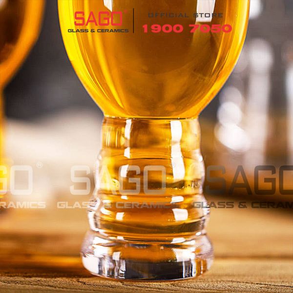  DELI J3468-2 - Ly Thủy Tinh Deli Craft Beer Glass 500ml | Thủy Tinh Cao Cấp 