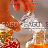  Bình Thủy Tinh Tròn Eo Cao Nắp Thủy tinh | Tùy Chọn Dung Tích 