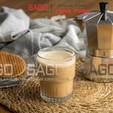  Lucky 104007 - Ly Kem Thủy Tinh Lucky Hai Tầng 202ml  | Nhập Khẩu Thái Lan 