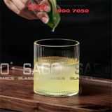  Ocean B24612 - Ly Thủy Tinh Ocean Pulse Double Rock Glass 355ml | Nhập Khẩu Thái Lan 