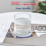  Ocean B24612 - Ly Thủy Tinh Ocean Pulse Double Rock Glass 355ml | Nhập Khẩu Thái Lan 