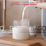  Ocean B24612 - Ly Thủy Tinh Ocean Pulse Double Rock Glass 355ml | Nhập Khẩu Thái Lan 