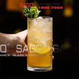  Ocean B24613 - Ly Thủy tinh Ocean Pulse Long Drink Glass 370ml | Nhập Khẩu Thái Lan 