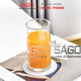  Ocean B24613 - Ly Thủy tinh Ocean Pulse Long Drink Glass 370ml | Nhập Khẩu Thái Lan 