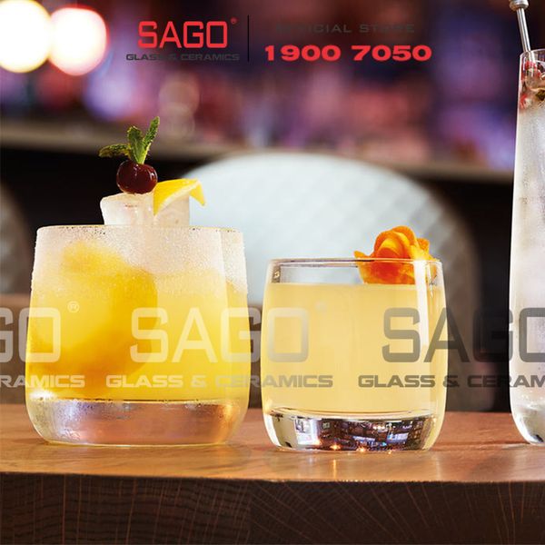  Deli ES5301 - Ly Thủy Tinh Deli Trà Đá Bầu 190ml | Thủy Tinh Cao Cấp 