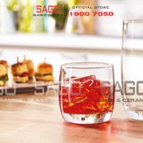  Deli ES5302 - Ly Thủy Tinh Deli Trà Đá Bầu 315ml | Thủy Tinh Cao Cấp 