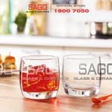  Deli ES5302 - Ly Thủy Tinh Deli Trà Đá Bầu 315ml | Thủy Tinh Cao Cấp 
