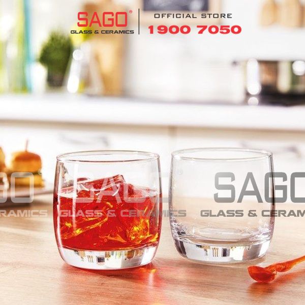  Deli ES5301 - Ly Thủy Tinh Deli Trà Đá Bầu 190ml | Thủy Tinh Cao Cấp 