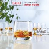  Deli ES5301 - Ly Thủy Tinh Deli Trà Đá Bầu 190ml | Thủy Tinh Cao Cấp 