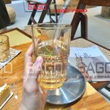  DELI Y5865-2S - Ly Thủy Tinh Deli LINQ Amber Beverage Glass 400ml | Thủy Tinh Cao Cấp 