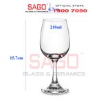  Ocean 1523W07 - Ly Thủy Tinh Ocean Society White Wine 210ml | Nhập Khẩu Thái Lan 