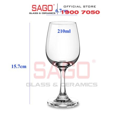  Ocean 1523W07 - Ly Thủy Tinh Ocean Society White Wine 210ml | Nhập Khẩu Thái Lan 