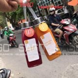  Chai Thủy tinh vuông 350ml Cao Cấp | Tùy chọn Loại nắp 