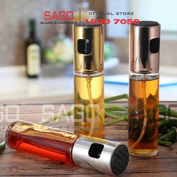  Chai Thủy Tinh 100ml Xịt Dầu | Thủy Tinh Cao Cấp 