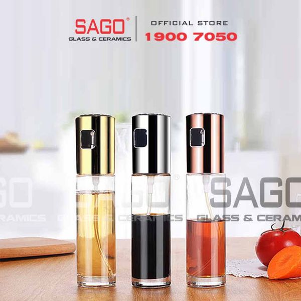  Chai Thủy Tinh 100ml Xịt Dầu | Thủy Tinh Cao Cấp 