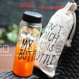  Chai Thủy Tinh My Bottle 420ml Nắp nhựa | Tùy chọn Màu Nắp 