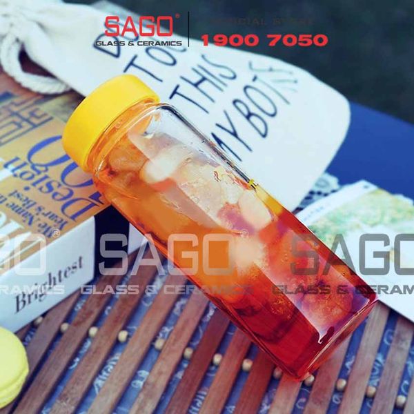  Chai Thủy Tinh My Bottle 420ml Nắp nhựa | Tùy chọn Màu Nắp 