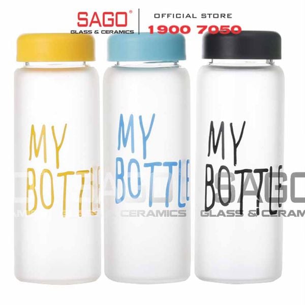  Chai Thủy Tinh My Bottle 420ml Nắp nhựa | Tùy chọn Màu Nắp 