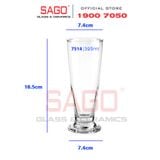  Ocean B17514 - Ly Thủy Tinh Ocean Tiara Footed 395ml | Nhập Khẩu Thái Lan 