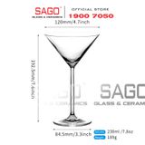  IDELITA 88MN23 - Ly thủy tinh Pha Lê IDELITA Danube Melodic Cocktail Crystal glasses 230ml | Thủy Tinh Pha Lê Cao cấp 