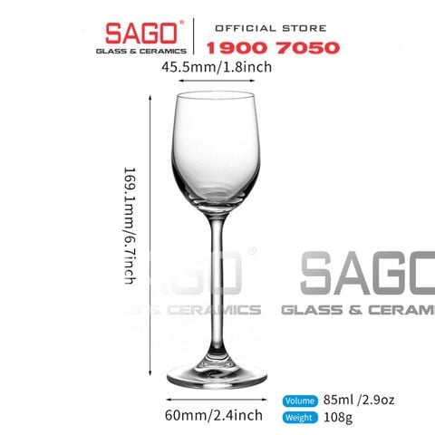  IDELITA 88LQ08 - Ly thủy tinh Pha Lê IDELITA Danube Melodic Liqueur wine Crystal glasses 85ml | Thủy Tinh Pha Lê Cao cấp 