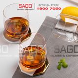  IDELITA 99DR34 - Ly thủy tinh Pha Lê IDELITA Rhine Charm Double Rock Crystal glasses 340ml | Thủy Tinh Pha Lê Cao cấp 