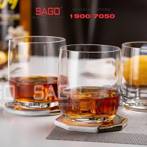  IDELITA 99DR34 - Ly thủy tinh Pha Lê IDELITA Rhine Charm Double Rock Crystal glasses 340ml | Thủy Tinh Pha Lê Cao cấp 