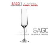  IDELITA 83CB25 - Ly thủy tinh Pha Lê IDELITA Diamond Flute Champagne Crystal Glasses 250ml | Thủy Tinh Pha Lê Cao cấp 