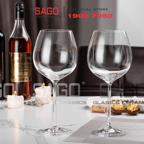  IDELITA 88BG66 - Ly thủy tinh Pha Lê IDELITA Danube Melodic Burgundy wine Crystal glasses 740ml | Thủy Tinh Pha Lê Cao cấp 