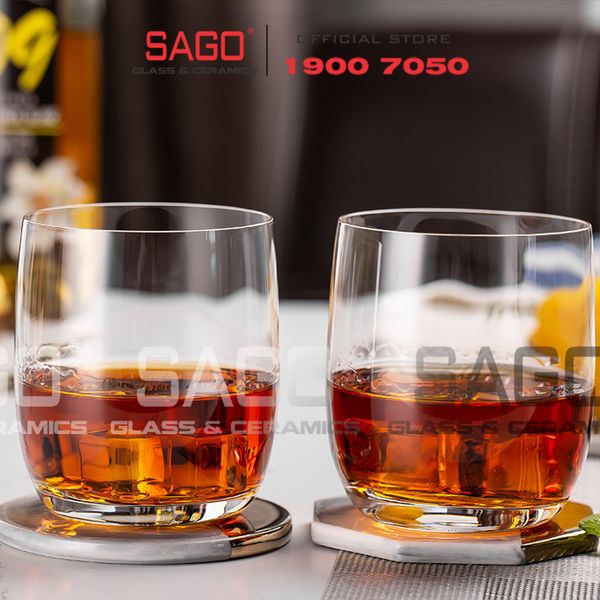  IDELITA 99DR34 - Ly thủy tinh Pha Lê IDELITA Rhine Charm Double Rock Crystal glasses 340ml | Thủy Tinh Pha Lê Cao cấp 