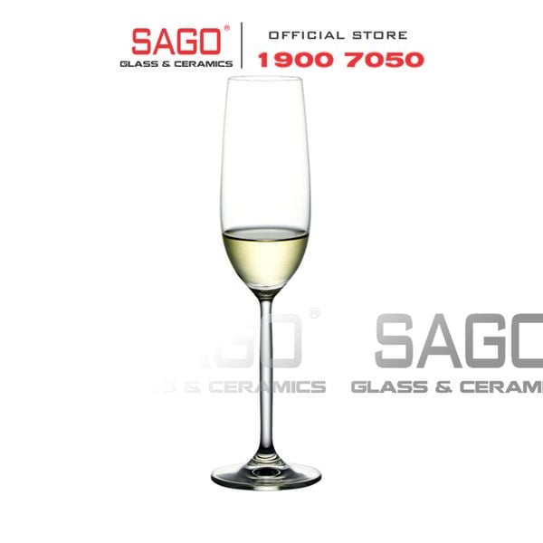 IDELITA 88CP25 - Ly thủy tinh Pha Lê IDELITA Danube Melodic Flute Champagne Crystal glasses 250ml | Thủy Tinh Pha Lê Cao cấp 