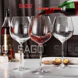  IDELITA 88BG66 - Ly thủy tinh Pha Lê IDELITA Danube Melodic Burgundy wine Crystal glasses 740ml | Thủy Tinh Pha Lê Cao cấp 